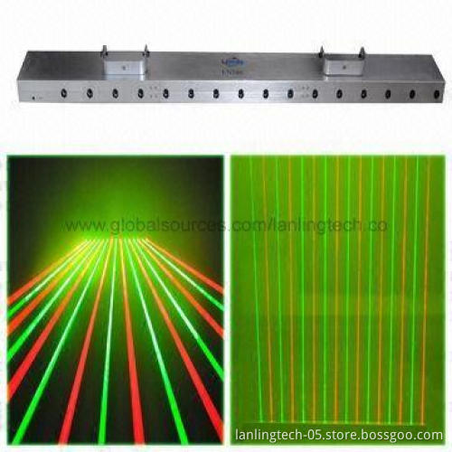 16 Heads RG Laser Curtain Laser Net Disco Lights with 6 DMX Channels